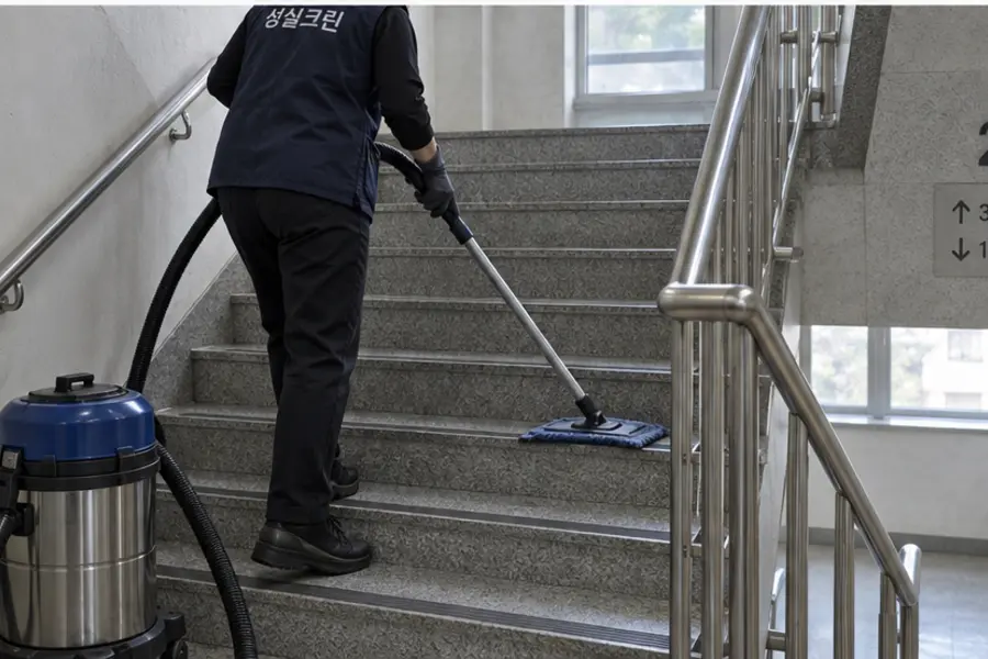 광주 건물청소 계단·공용시설 전문장비 관리