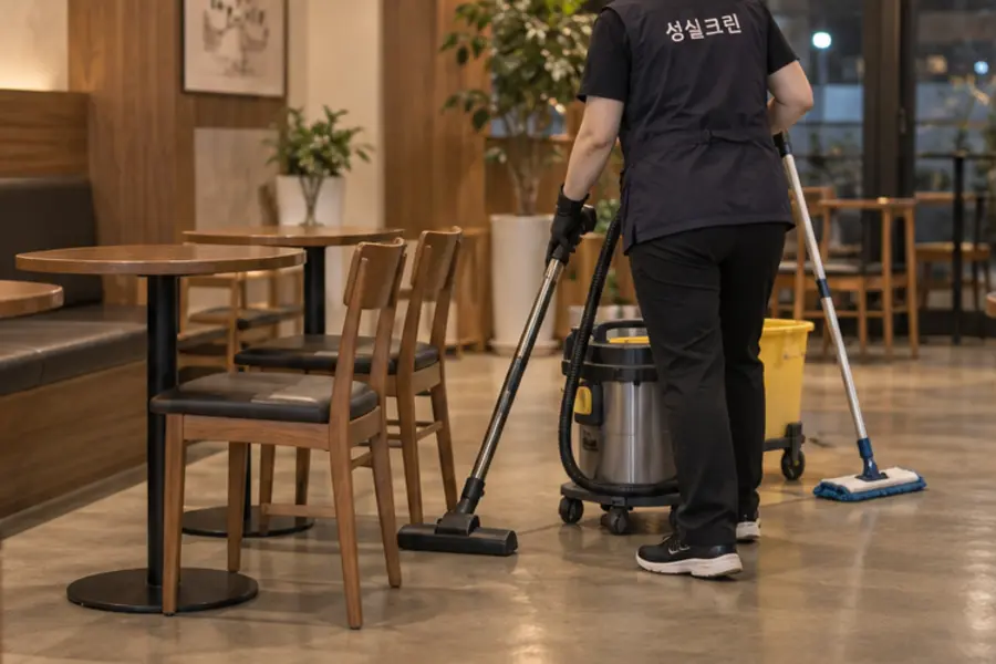 광주 카페청소 카페 홀·좌석 바닥 전문장비 관리